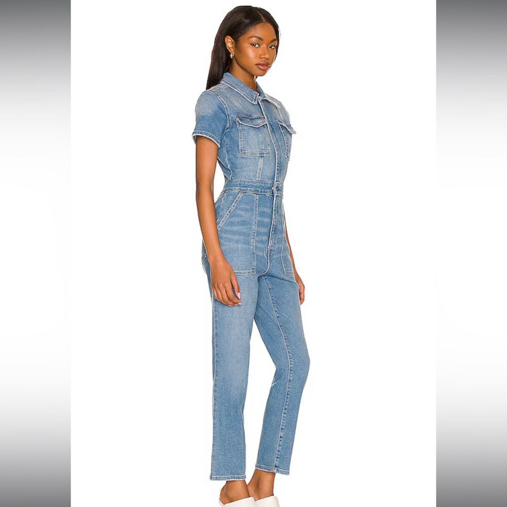 Good American The Fit for Success Denim jumpsuit size 0